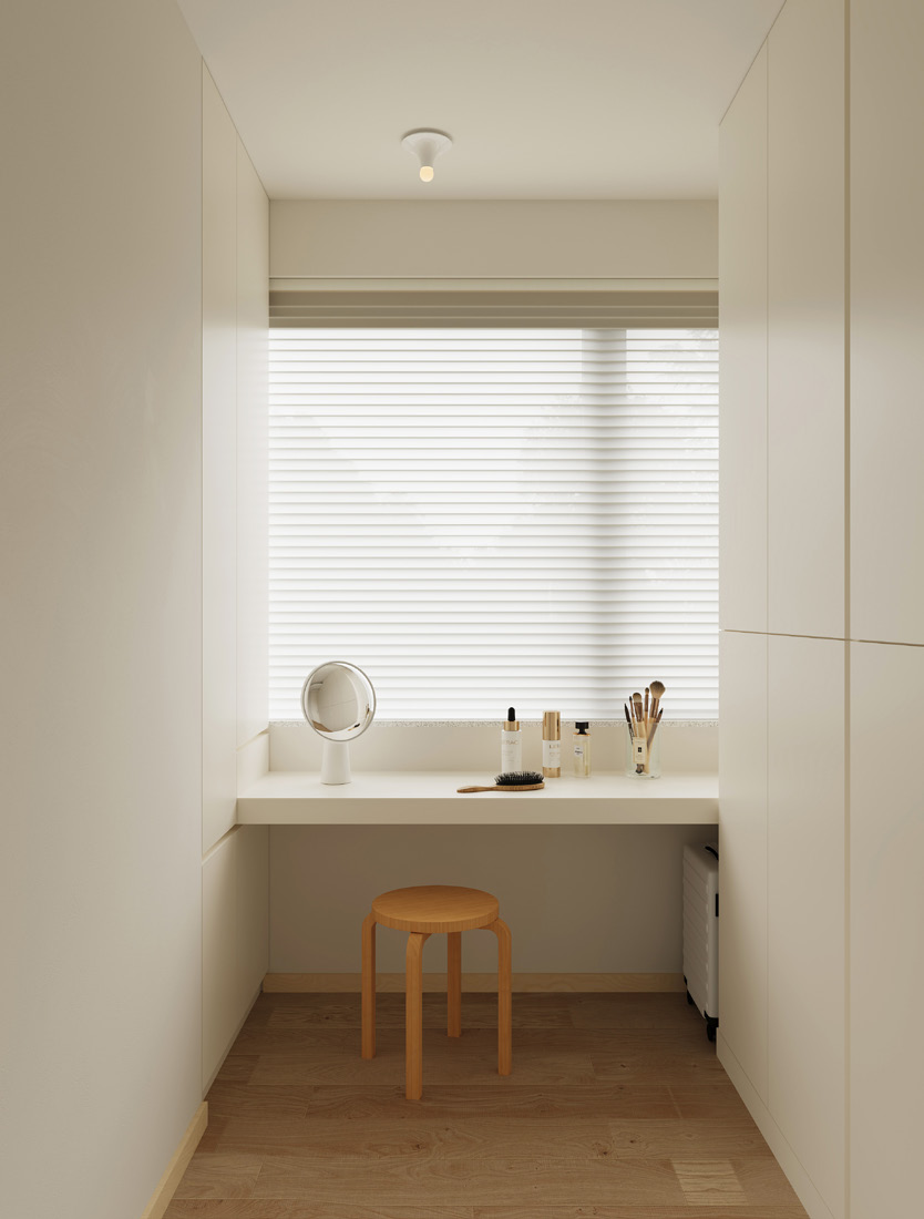 House L vertical interior